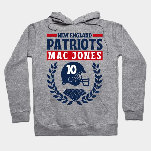 New England Patriots Mac Jones 10 American Football Hoodie by Astronaut.co